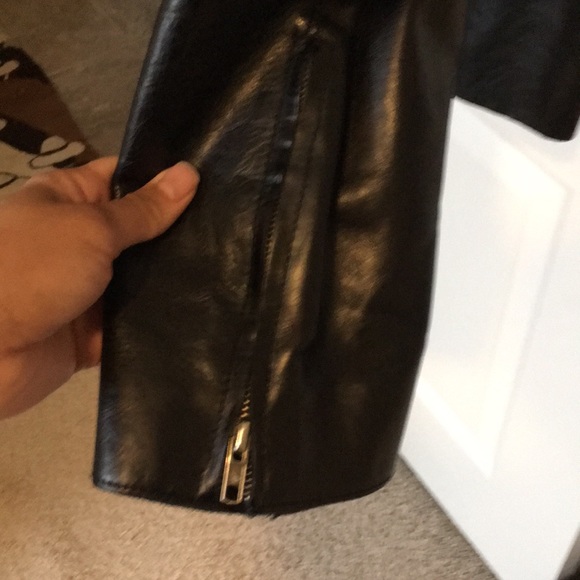 A/X Armani Exchange Leather Jacket L/XL - Picture 4 of 8